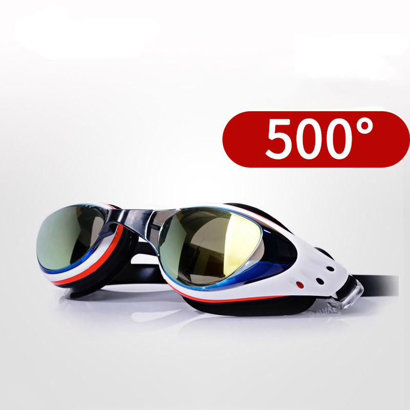 Swim Goggles Anti Fog Uv - プロの近視水泳用ゴーグル,防水防曇,シリコンダイビング
