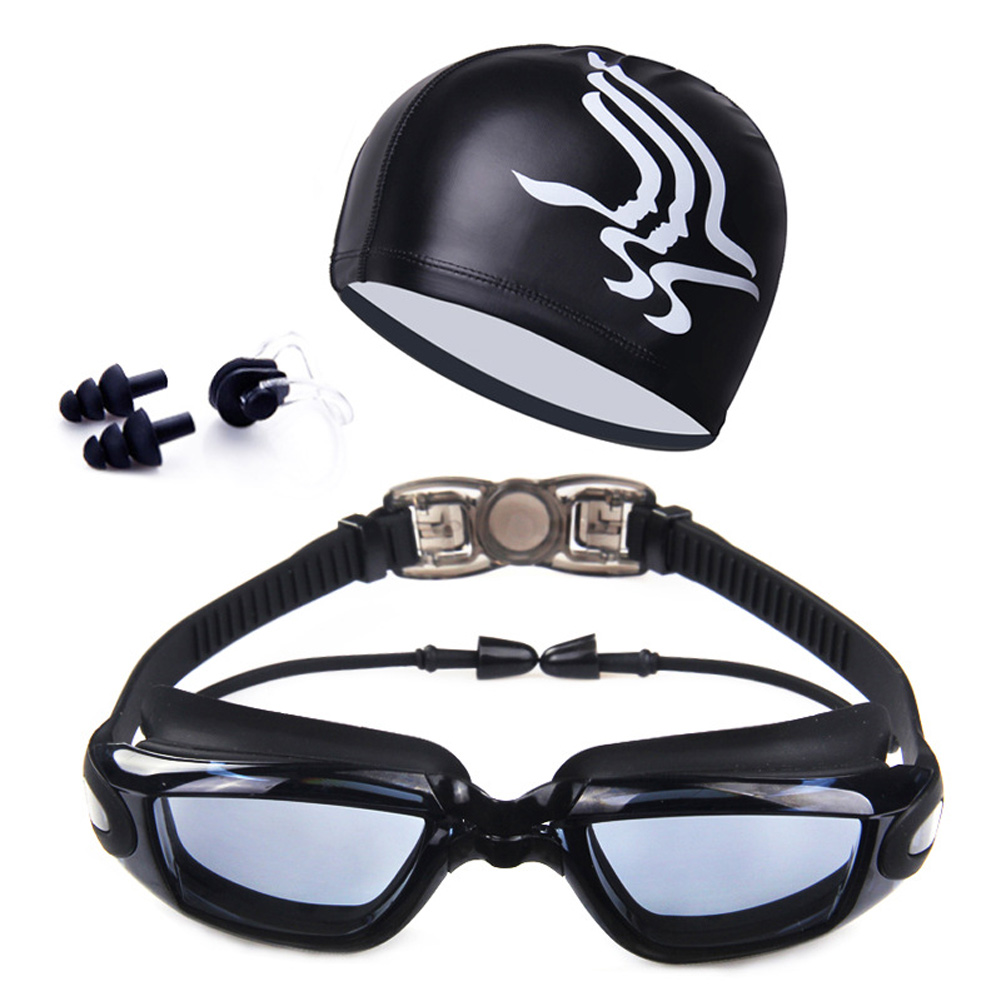 男性と女性のための水泳用ゴーグルのキット,コーティングされた - Swim Goggles Anti Fog Uv のレビューと価格
