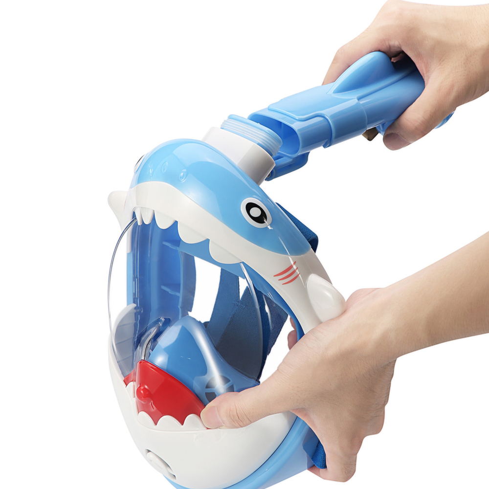 2025 夏の新漫画ダイビングマスクフルフェイス子供用シュノ - Snorkel Mask Full Face のレビューと価格