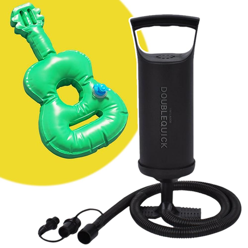 小型の携帯式手動空気入れ。屋外用の浮き輪、風船、インフレータ - Pool Lounger Inflatable のレビューと価格