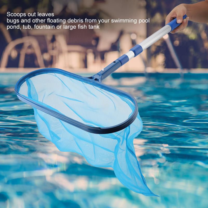 新しいプールリーフクリーニングネットスキマー+伸縮ポール取り - Pool Skimmer Net のレビューと価格