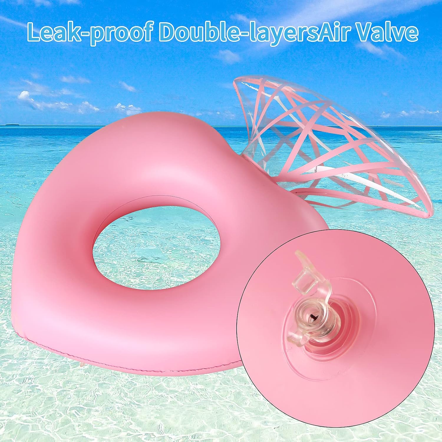 ダイヤモンドスイミングリングフロートパーティー用プールビーチ - Pool Float Ring Inflatable のレビューと価格
