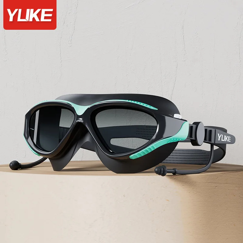 ビッグフレームプロフェッショナル HD 防曇シリコーン水泳ゴ - Swim Goggles Anti Fog Uv のレビューと価格
