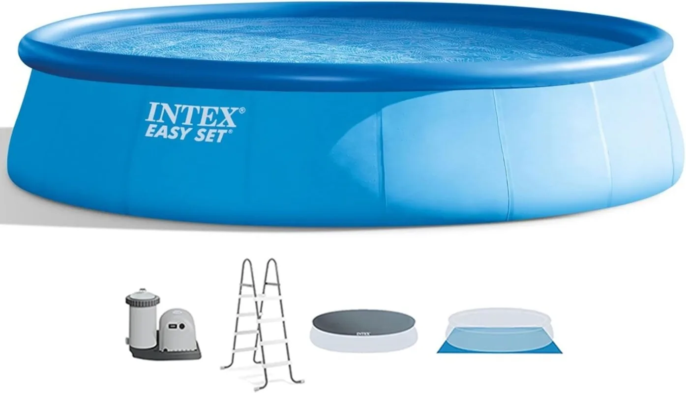インテックス イージーセット 18フィート x 48インチ  - Pool Ladder Above Ground のレビューと価格