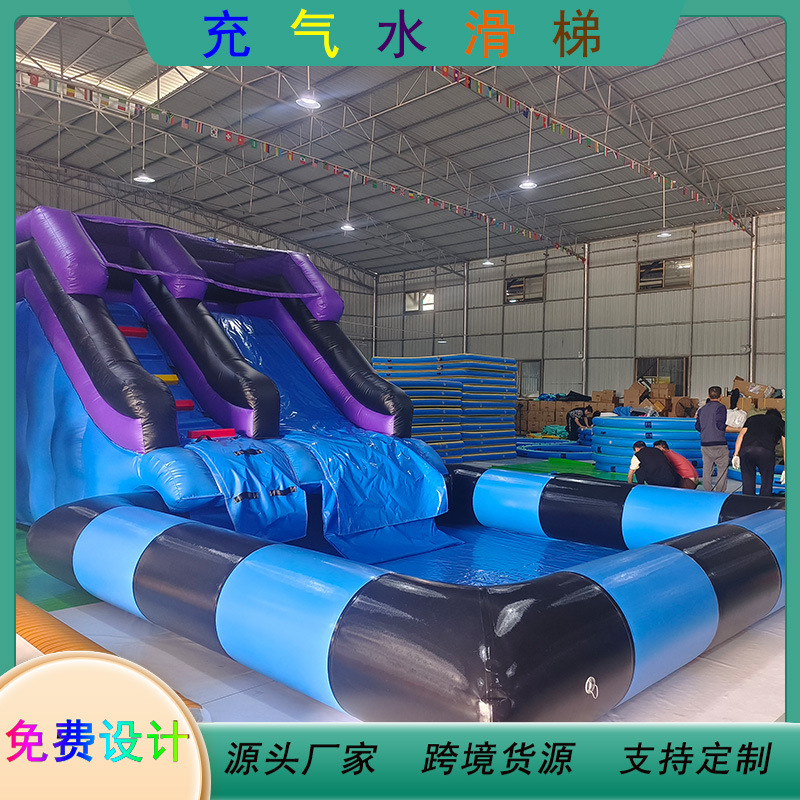工場直販のカスタマイズ可能なPVC製インフレータブルウォータ - Water Slide Inflatable のレビューと価格