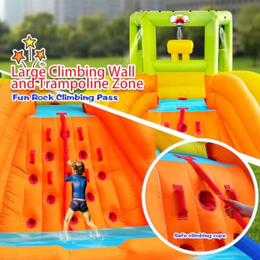 インフレータブルウォータースライド、水桶付きバウンスハウス、 - Water Slide Inflatable のレビューと価格