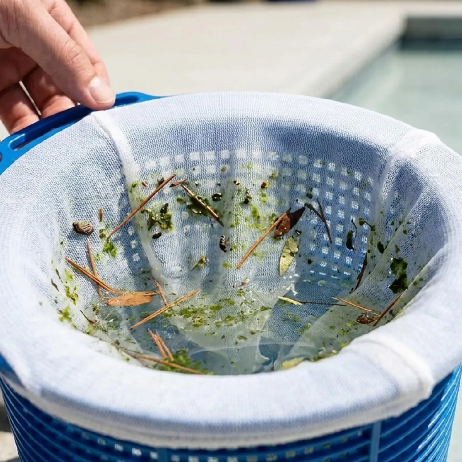 スイミングプールスキマーソックスフィルターネット再利用可能な - Pool Skimmer Net のレビューと価格
