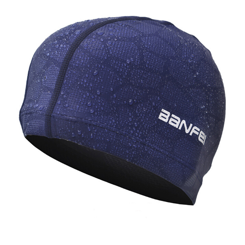 ファブリック水泳帽 男女兼用 防水 スイミングプールハット  - Pool Cover Waterproof のレビューと価格
