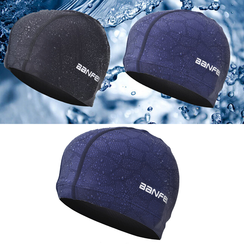 ファブリック水泳帽 男女兼用 防水 スイミングプールハット  - Pool Cover Waterproof のレビューと価格