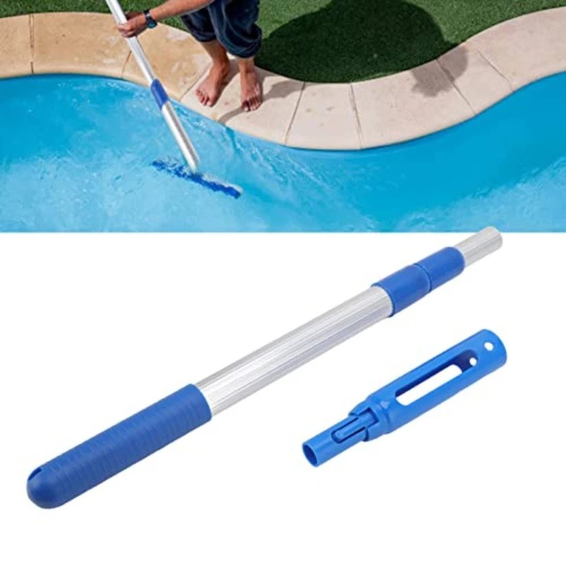 伸縮式調整可能なプールポール アルミプラスチック製接続ロッド - Pool Skimmer Net のレビューと価格