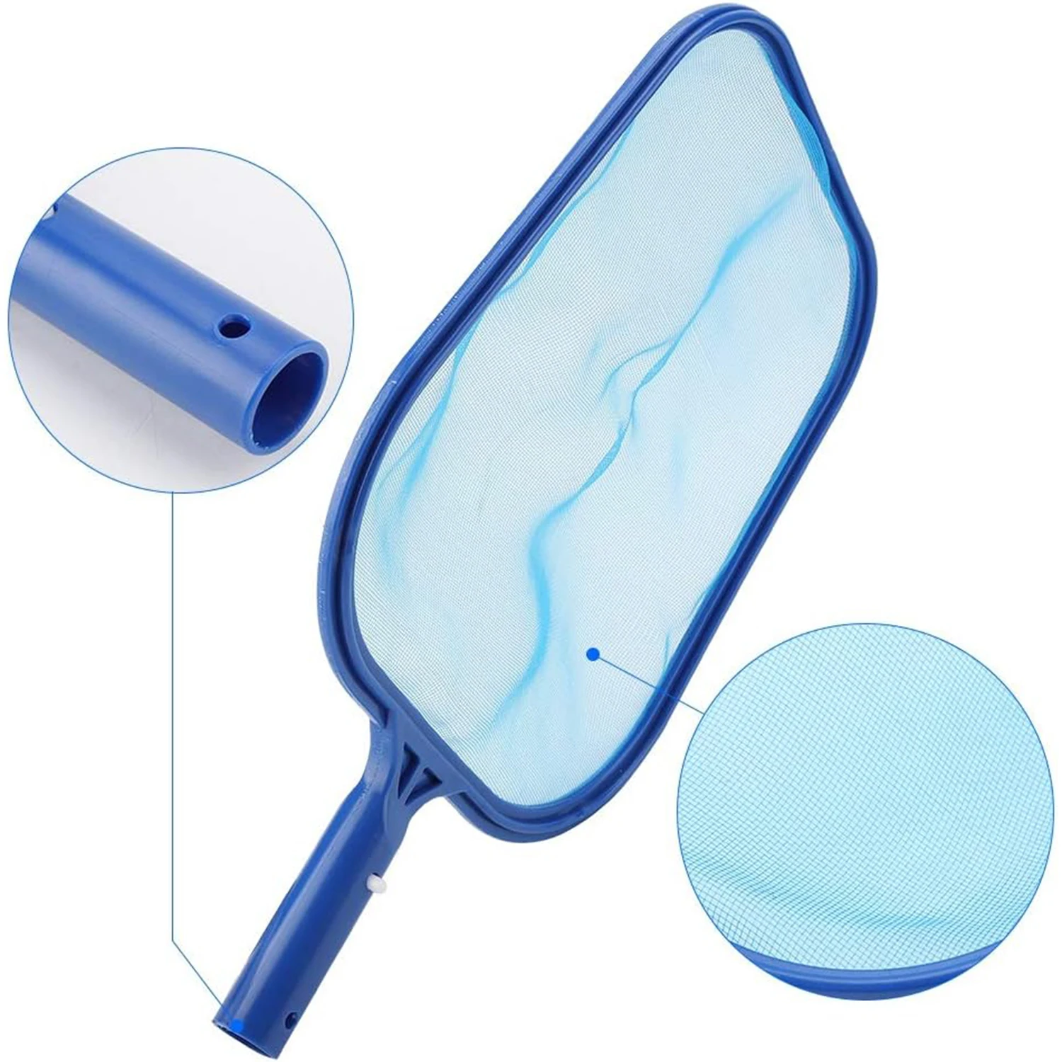 プロ仕様の軽量プールクリーナー。耐久性に優れたブルーメッシュ - Pool Skimmer Net のレビューと価格