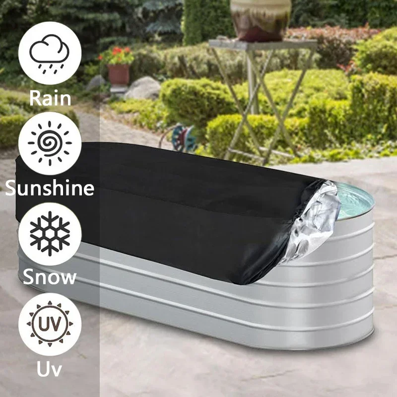 スイミングプールカバー 屋外用 オーバル型 ストックタンクプ - Pool Cover Waterproof のレビューと価格